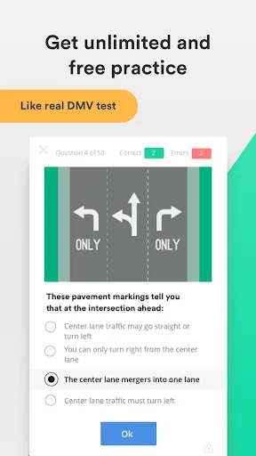 DMV Permit Test - DRIVERSTART screenshot 3