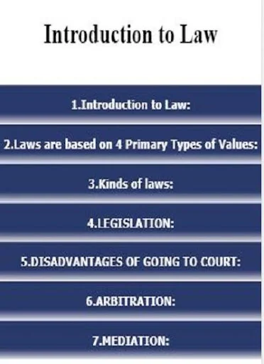 Introduction to Law screenshot 4