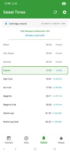 MisriCal Islamic Hijri Cal