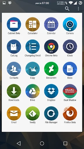 Dual Shadow - Icon Pack screenshot 3
