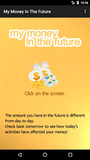 My Money In The Future