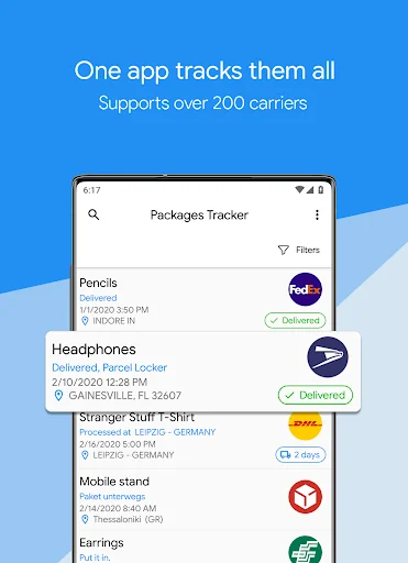 Packages Tracker