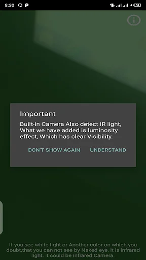 Hidden IR Camera & Mic Detecto screenshot 4