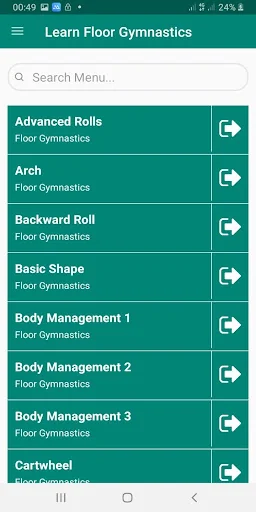 Floor Gymnastic Techniques