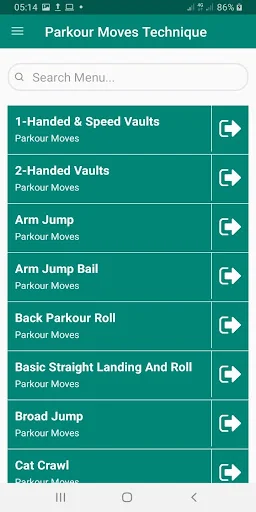 Parkour Moves Technique screenshot 1