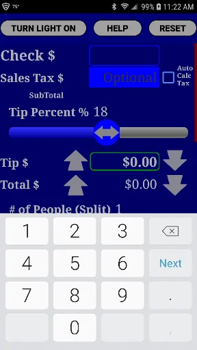 Restaurant Tip Split Calc Pro