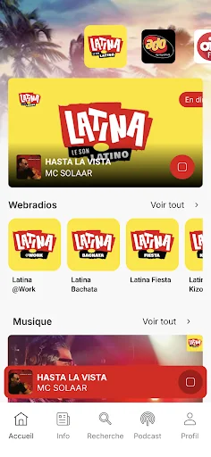 Latina - Radio & Podcasts screenshot 1