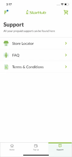 StarHub Prepaid App screenshot 2