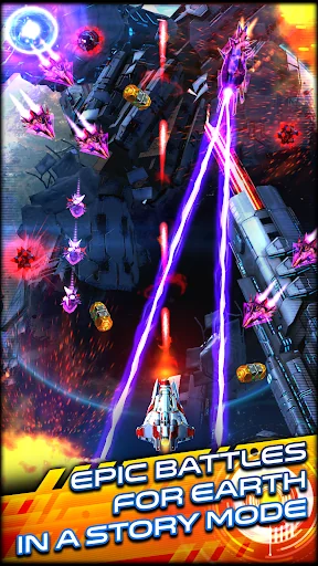Space Galaxy Warrior Shooter