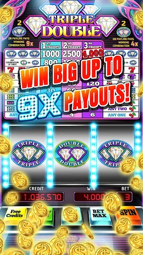 Triple Double Diamond Slots screenshot 2