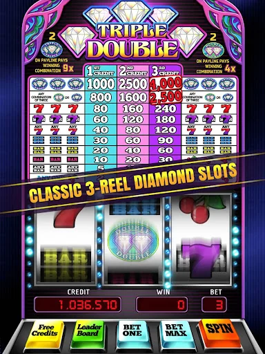 Triple Double Diamond Slots screenshot 3