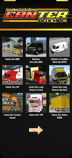 Mod Truk Oleng Canter Box MBG