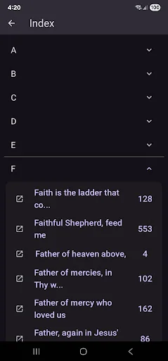 AFM CGS: Apostolic Faith Hymns screenshot 4