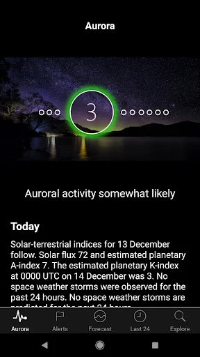 Space Weather App screenshot 1