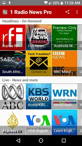 1 Radio News Pro screenshot 4