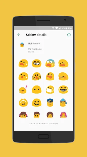 Blob is Back - WAStickerApps screenshot 1