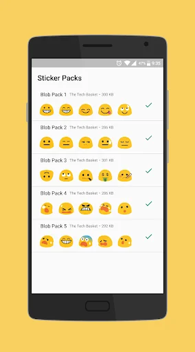 Blob is Back - WAStickerApps screenshot 2