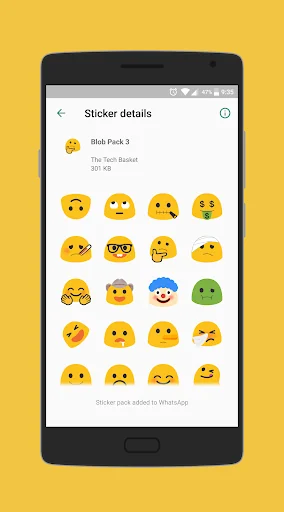 Blob is Back - WAStickerApps screenshot 4