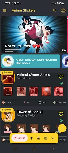 Anime Stickers For WASticker