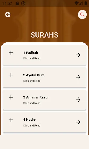 Salah Surahs In Quran screenshot 2