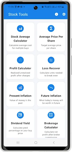 Stock Avg. & Profit Calculator