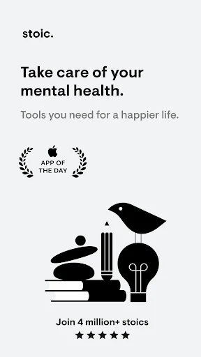 stoic. journal & mental health