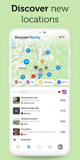 Stops: Find & Share Locations