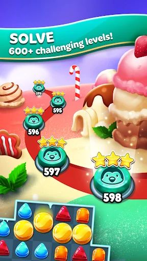 Frozen Frenzy Mania – Match 3 screenshot 3