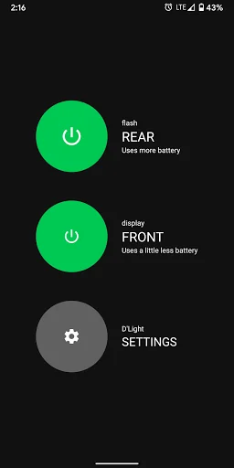 D'Light (Front & rear flash) screenshot 1