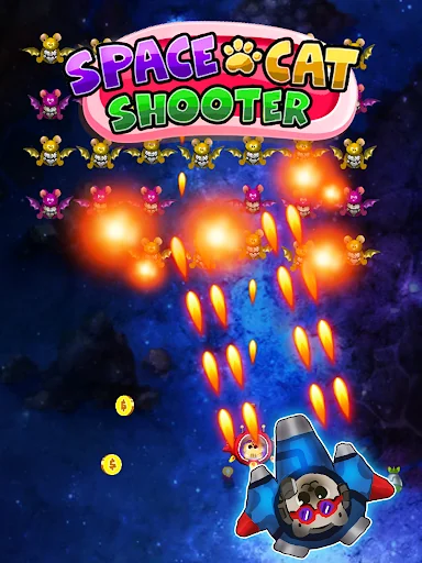 Cat Invader Galaxy Shooter