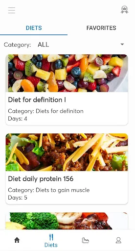 Diets to gain muscle screenshot 2