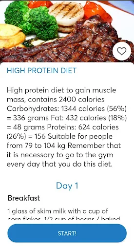 Diets to gain muscle screenshot 3