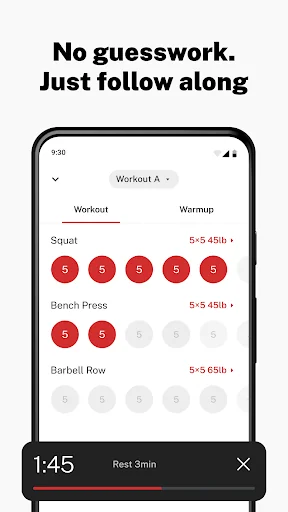Stronglifts 5x5 Workout screenshot 2