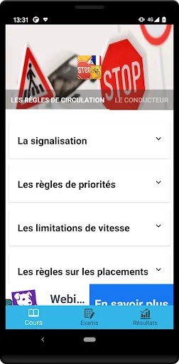 Code de la Route Examens