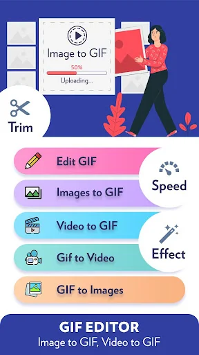 GIF Editor: Image to GIF, Vide