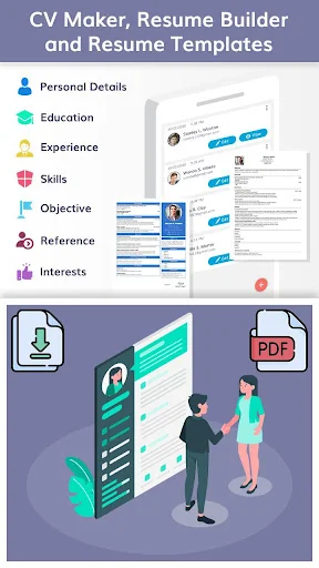 CV Maker, Resume Builder - PDF