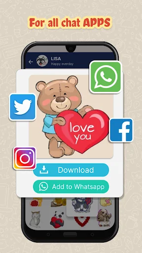 HD Sticker&Pack WAStickersApps screenshot 4