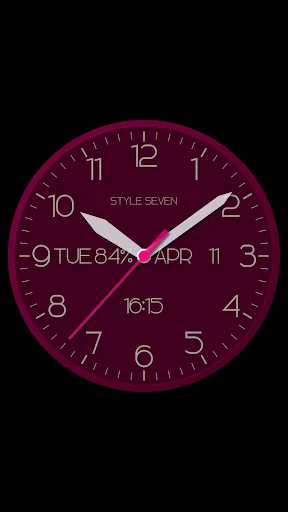 Modern Analog Clock-7 screenshot 1