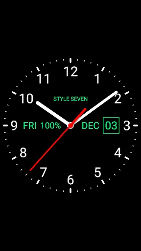 Analog Clock Live Wallpaper-7 screenshot 1