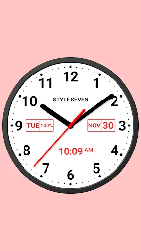 Light Analog Clock-7 screenshot 3