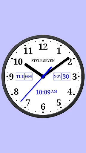 Light Analog Clock-7 screenshot 4