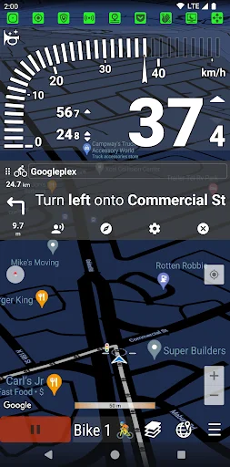 U Biker: GPS Tracks