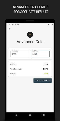 FUT Tax Calc: FC 26 Trading screenshot 4