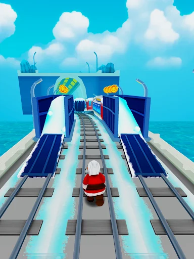 Subway Santa Xmas Run screenshot 1