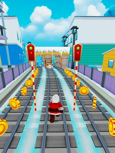 Subway Santa Xmas Run screenshot 3