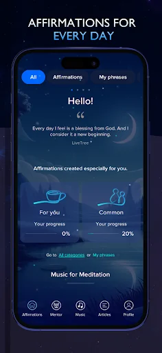 Daily Affirmations & Self-Care