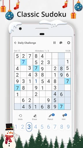 Sudoku Puzzles: Fun Math Game screenshot 1