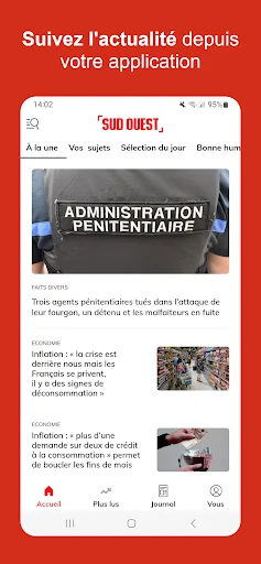 Sud Ouest, l’info en continu