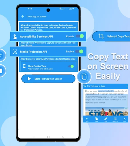 Copy Text on Screen screenshot 3