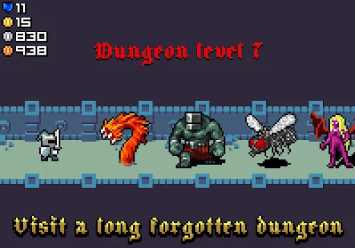 Endless Knight - Epic tiny idl screenshot 1